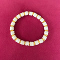 White and Gold Bracelet 14.5cm