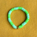 Green and Teal Bracelet 12cm