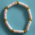 Blush & Gold Bracelet  16cm